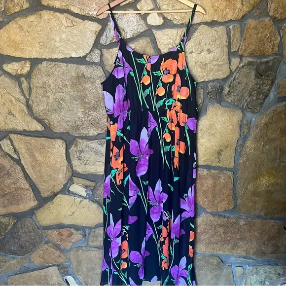 Lane Bryant Purple Maxi Sundress with Spaghetti Straps - Picture 10 of 16